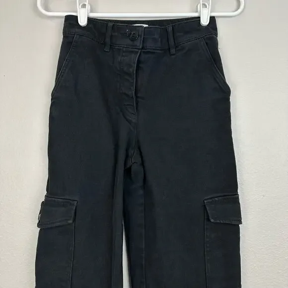 Aritzia Wilfred Free Modern Cargo Pant Black 00 - Picture 4 of 15